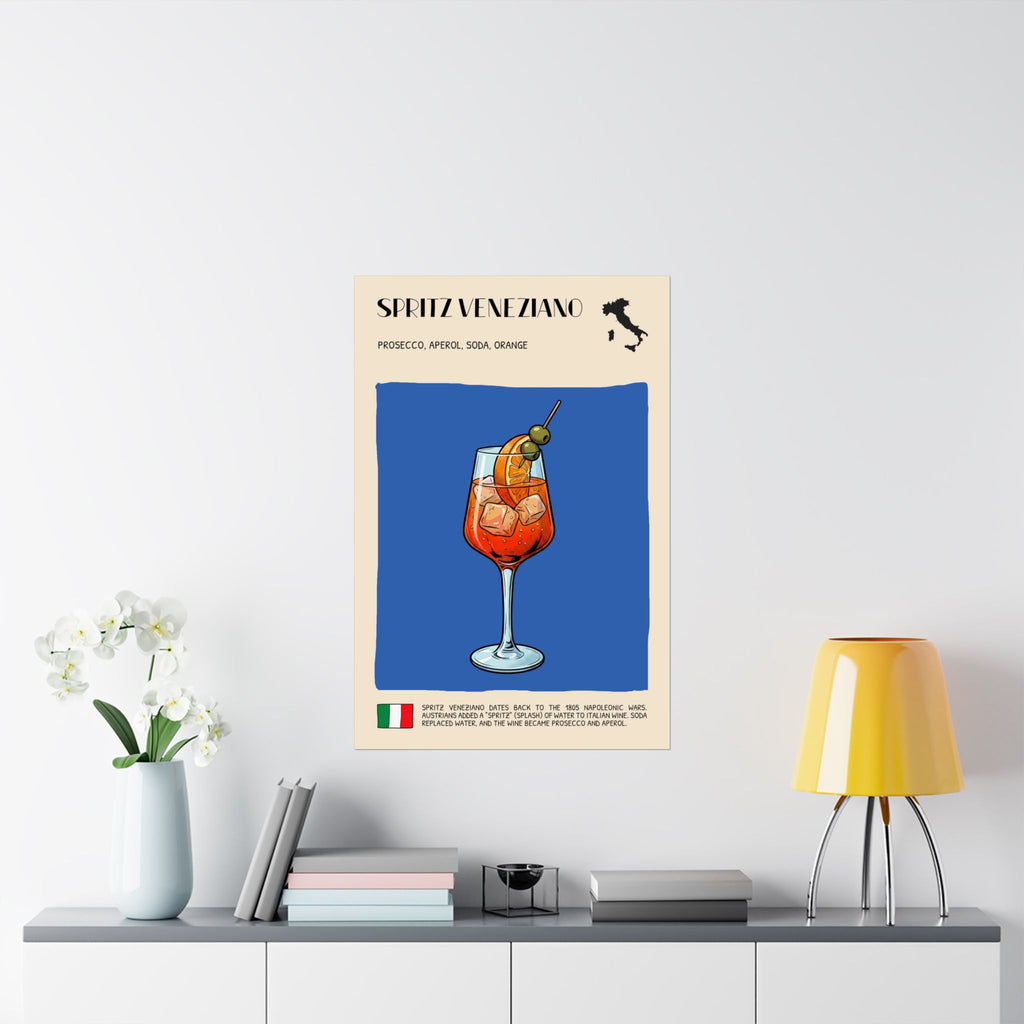 Spritz Veneziano Poster — Italian Cocktail Art Print