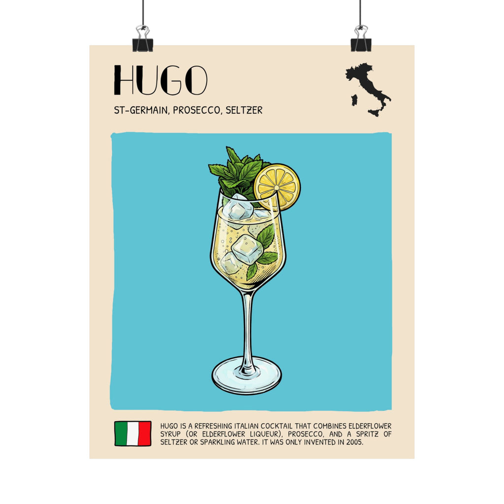 Hugo Poster — Italian Cocktail Art Print