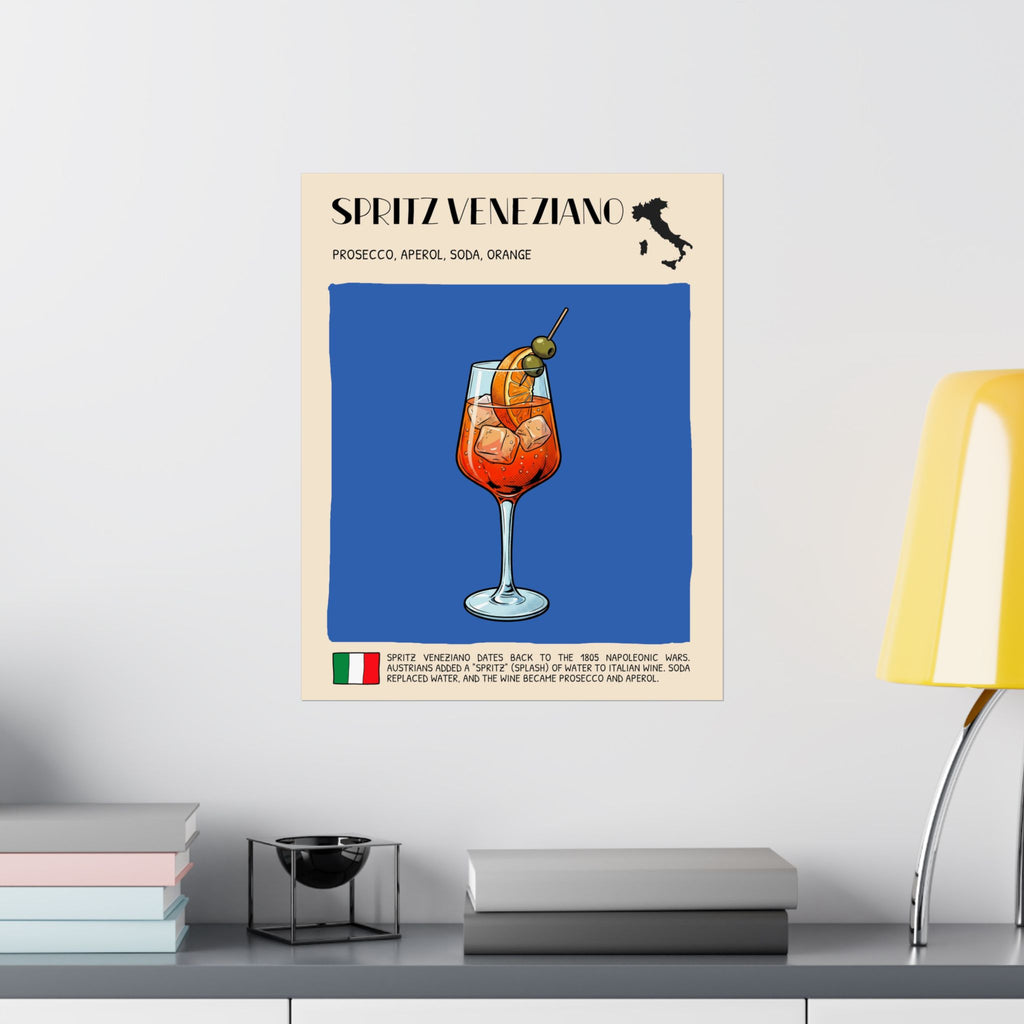 Spritz Veneziano Poster — Italian Cocktail Art Print