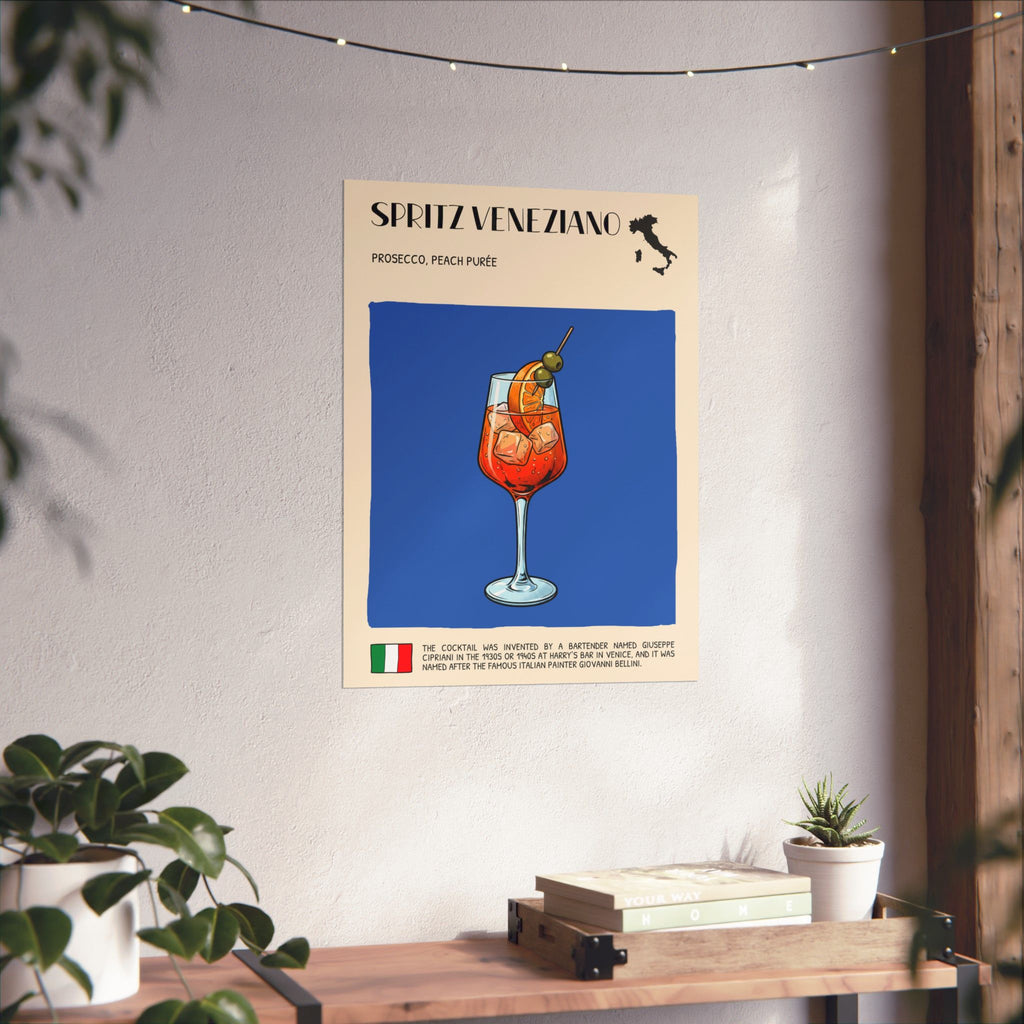 Spritz Veneziano Poster — Italian Cocktail Art Print