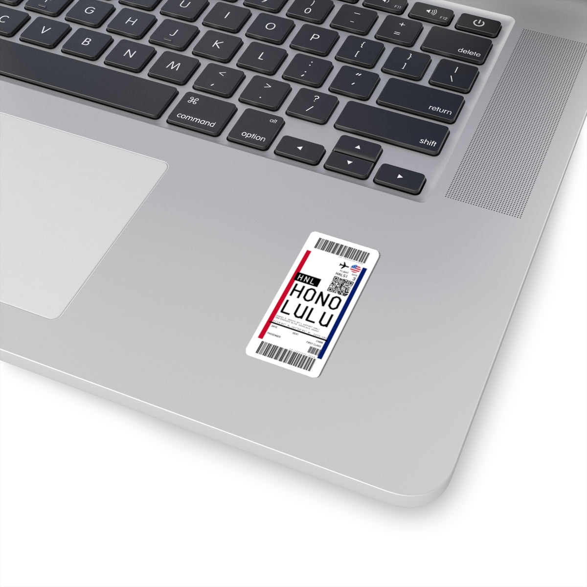 Daniel K. Inouye International Airport (HNL) Boarding Pass Sticker — Travel Luggage Decal