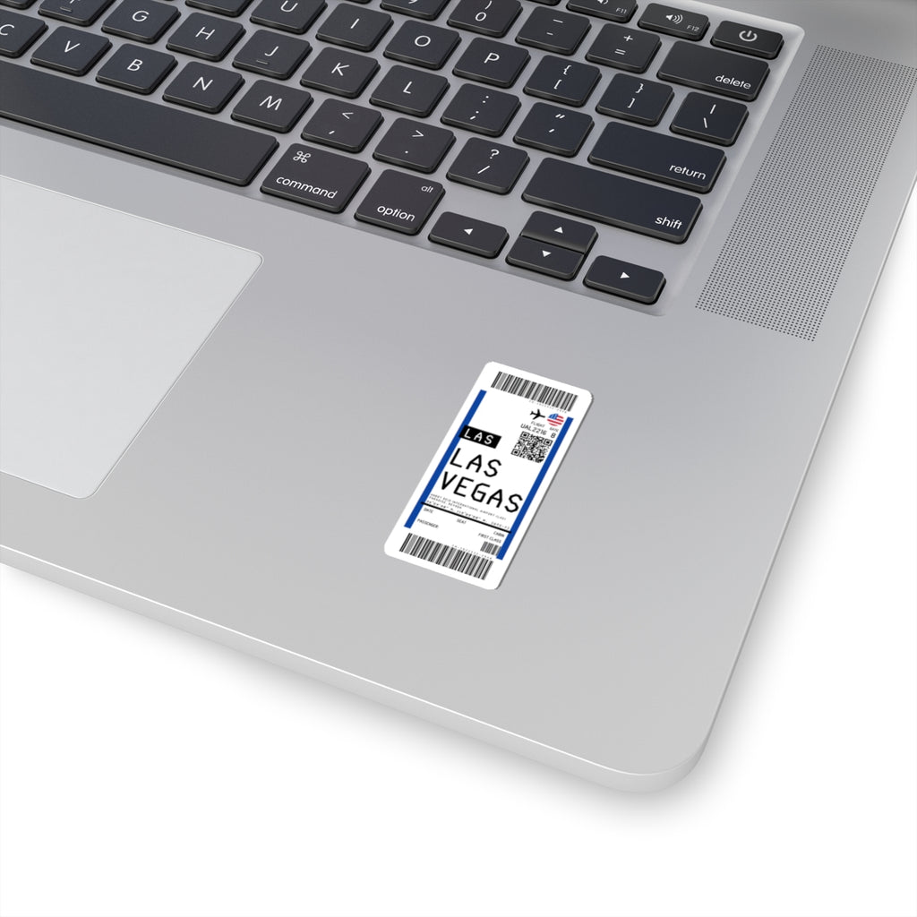 Harry Reid International Airport (LAS) Boarding Pass Sticker — Travel Luggage Decal