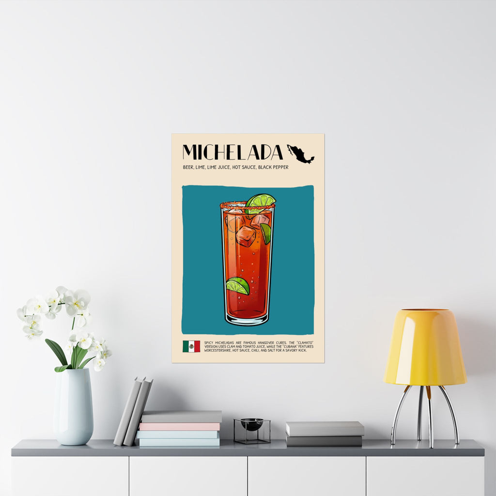 Michelada Poster — Mexican Cocktail Art Print