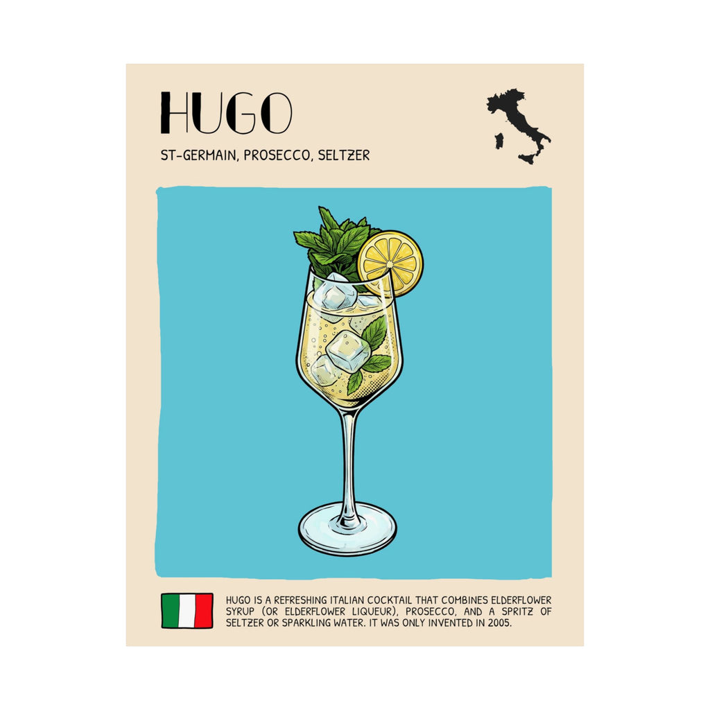 Hugo Poster — Italian Cocktail Art Print