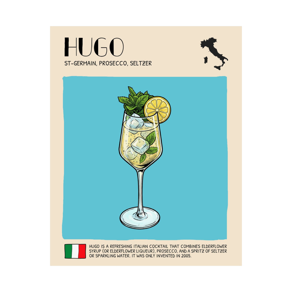 Hugo Poster — Italian Cocktail Art Print