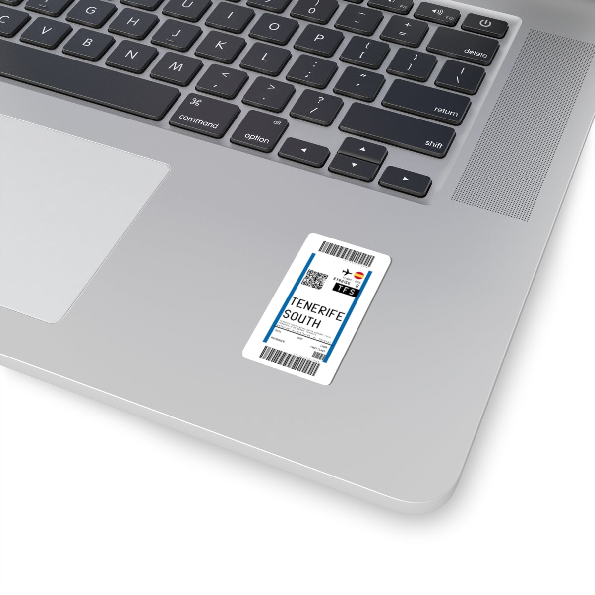 Tenerife South - Reina Sofia Airport (TFS) Boarding Pass Sticker — Travel Luggage Decal