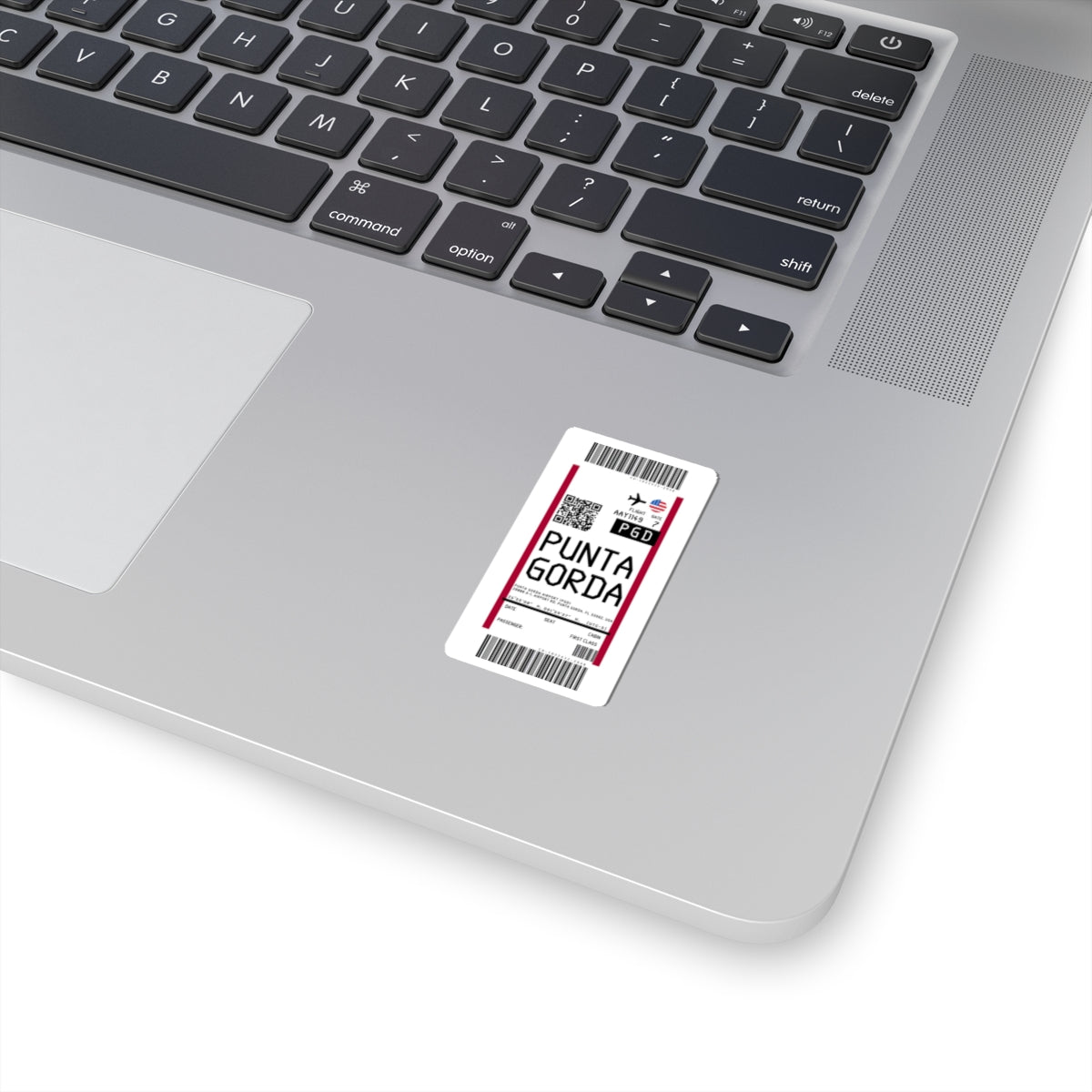 Punta Gorda Airport (PGD) Boarding Pass Sticker — Travel Luggage Decal