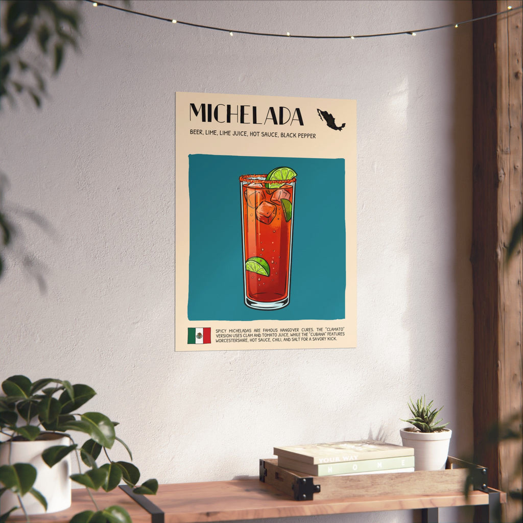 Michelada Poster — Mexican Cocktail Art Print