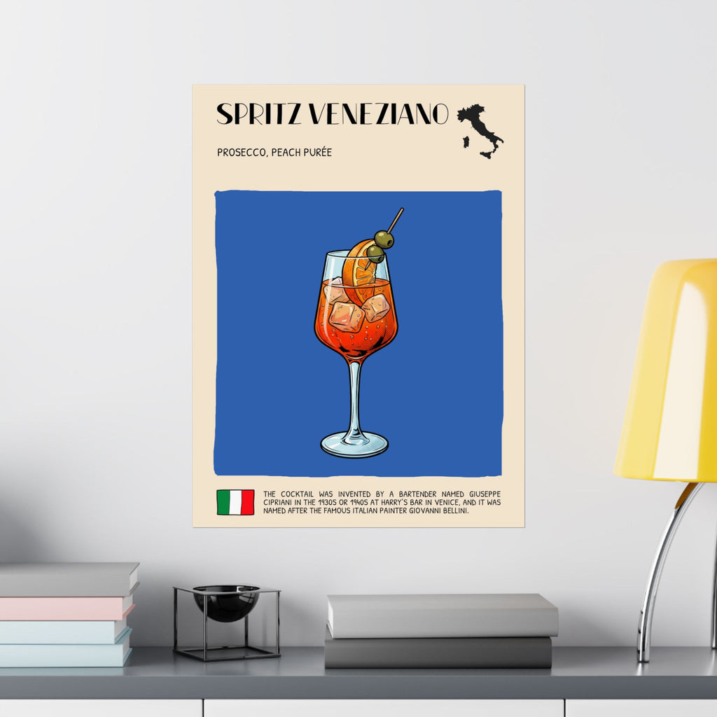Spritz Veneziano Poster — Italian Cocktail Art Print