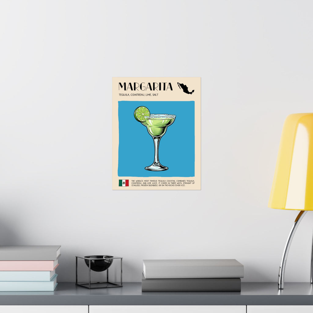 Margarita Poster — Mexican Cocktail Art Print