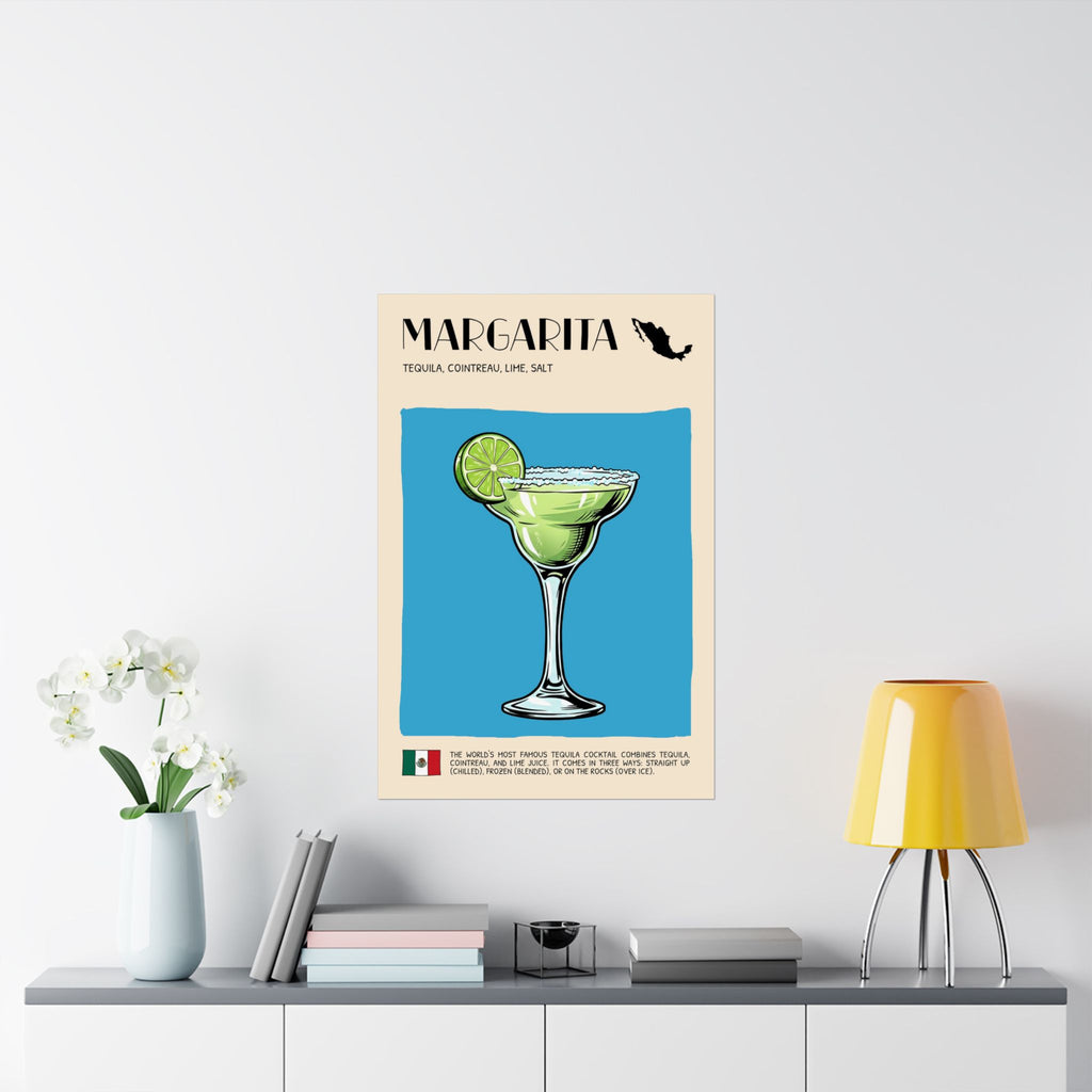 Margarita Poster — Mexican Cocktail Art Print