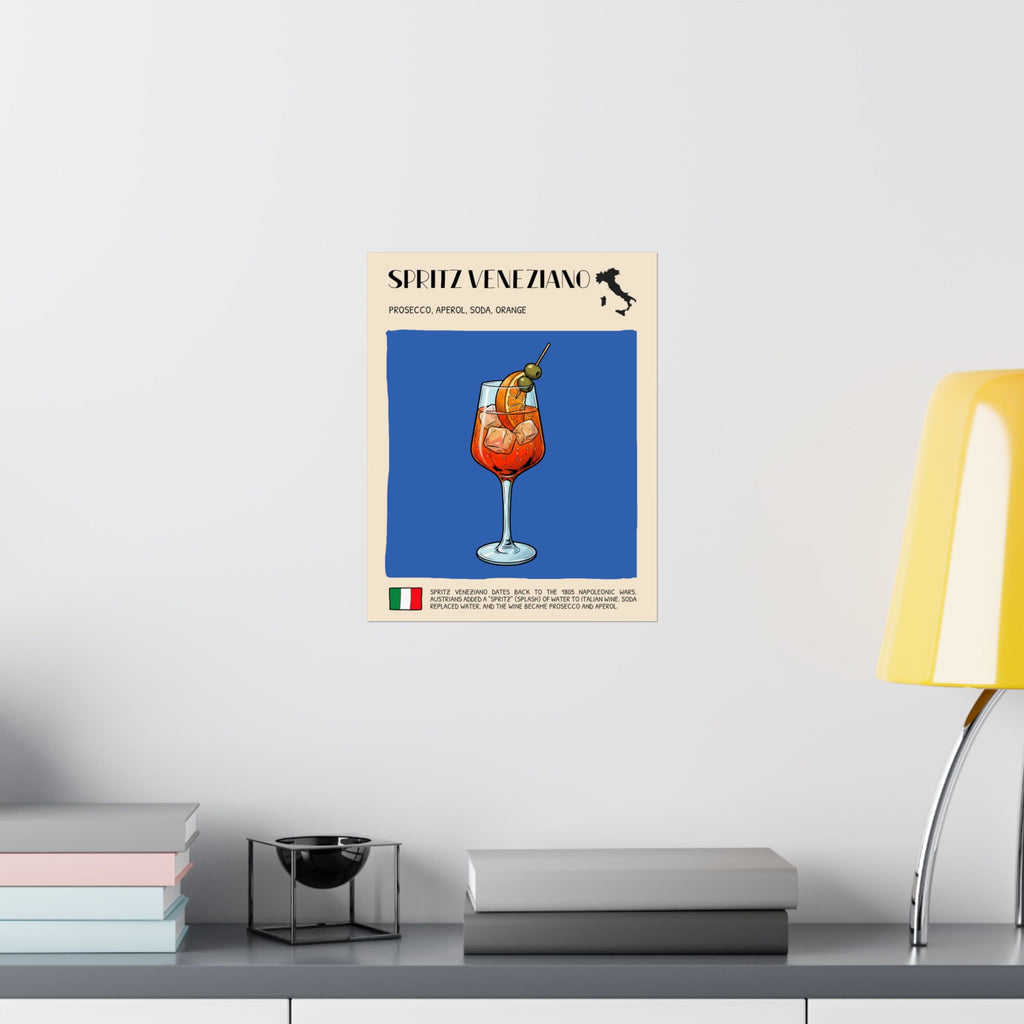 Spritz Veneziano Poster — Italian Cocktail Art Print