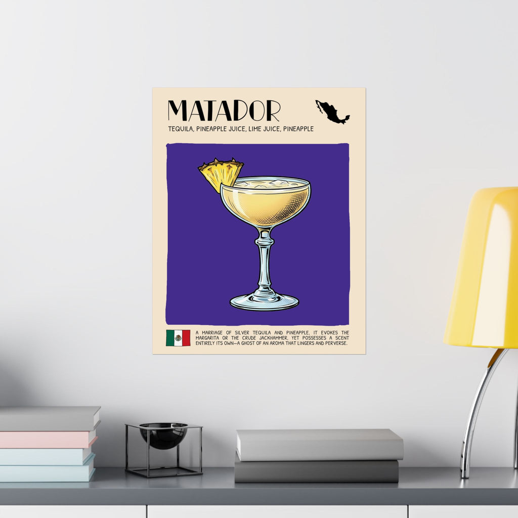 Matador Poster — Mexican Cocktail Art Print