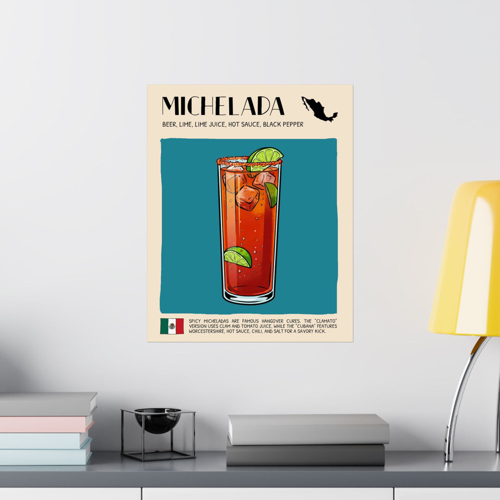 Michelada Poster — Mexican Cocktail Art Print