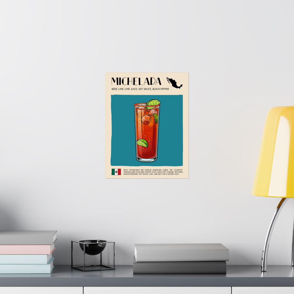Michelada Poster — Mexican Cocktail Art Print
