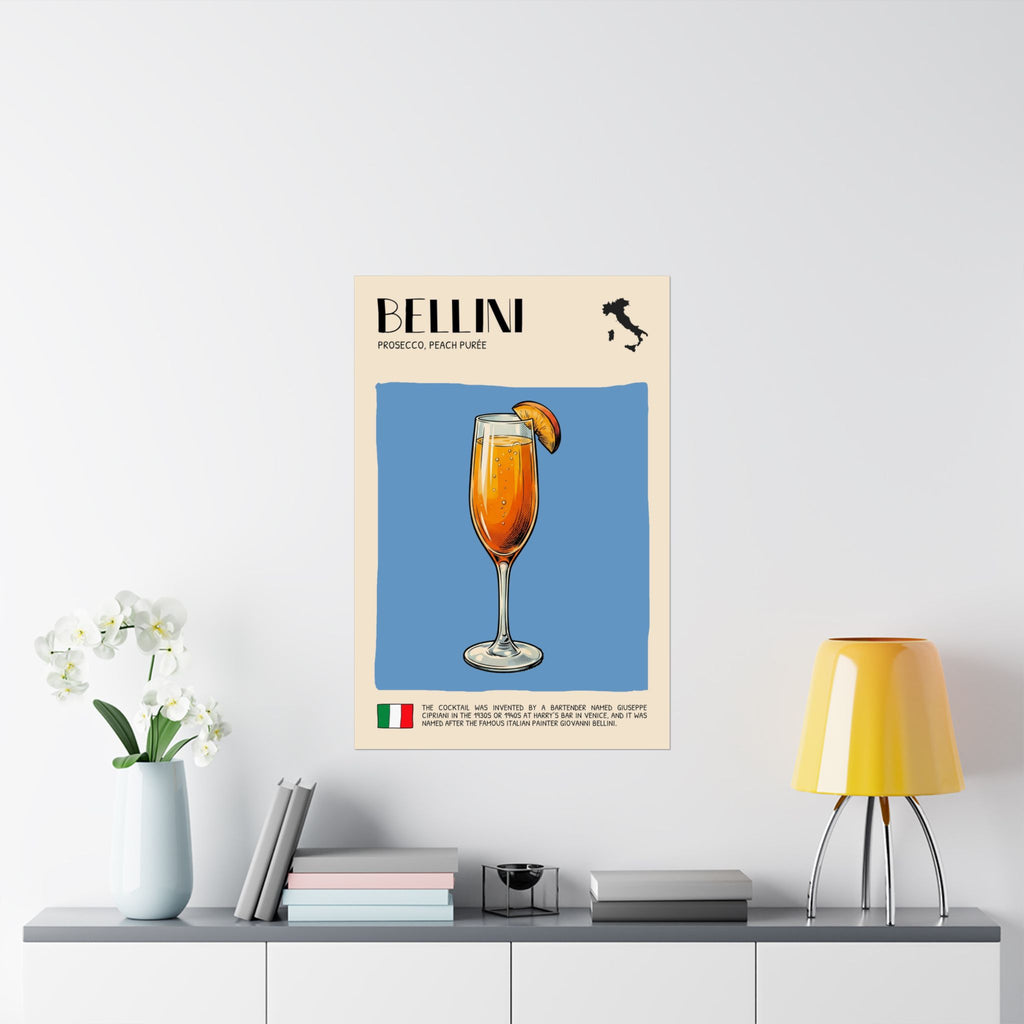 Bellini Poster — Italian Cocktail Art Print