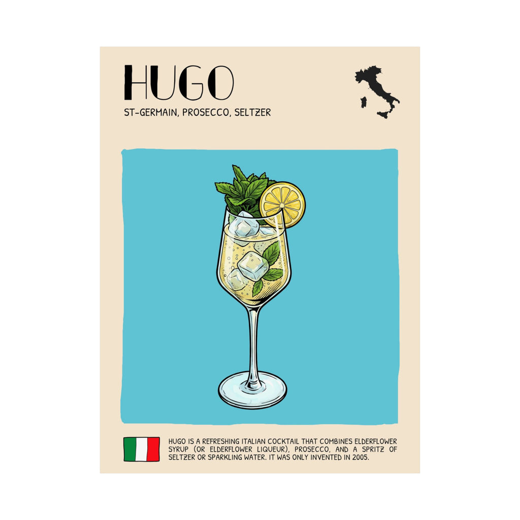 Hugo Poster — Italian Cocktail Art Print