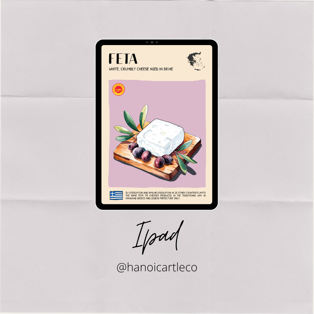 DIGITAL POSTER - VIETNAMESE FOOD ART - Feta