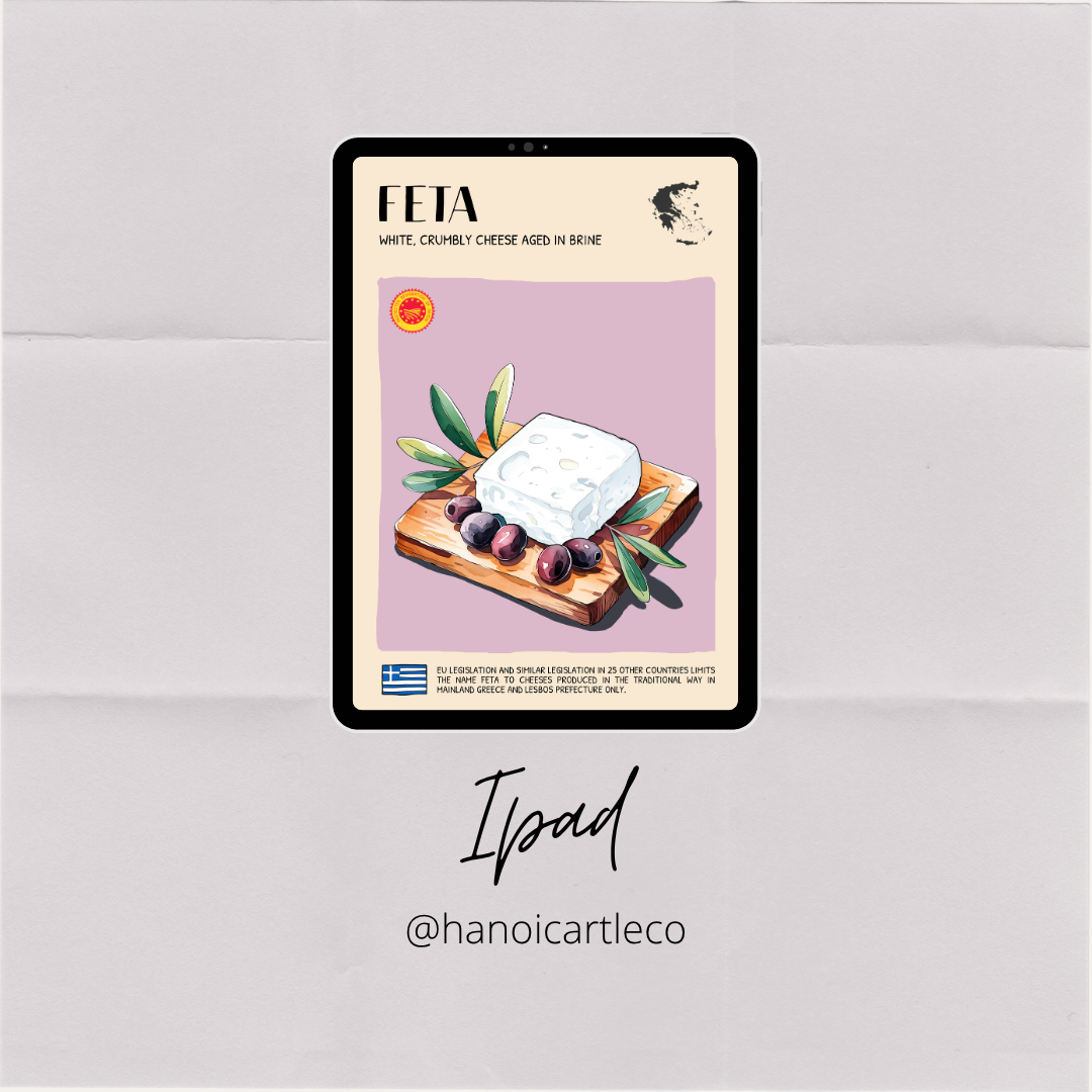 DIGITAL POSTER - VIETNAMESE FOOD ART - Feta