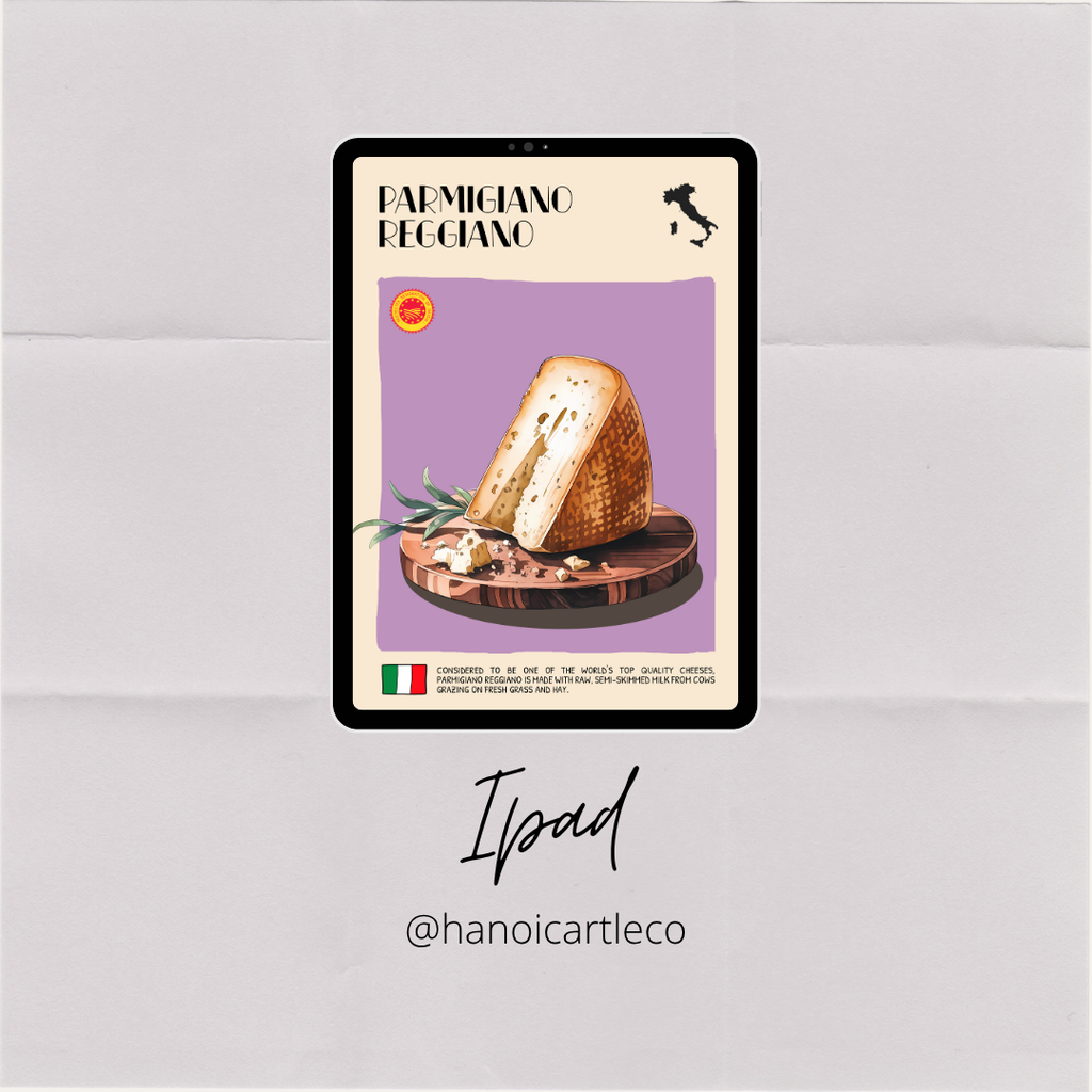DIGITAL POSTER - ITALIAN FOOD ART - Parmigiano Reggiano