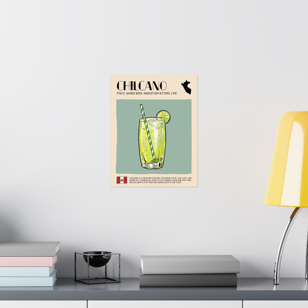 Chilcano Poster — Peruvian Cocktail Art Print