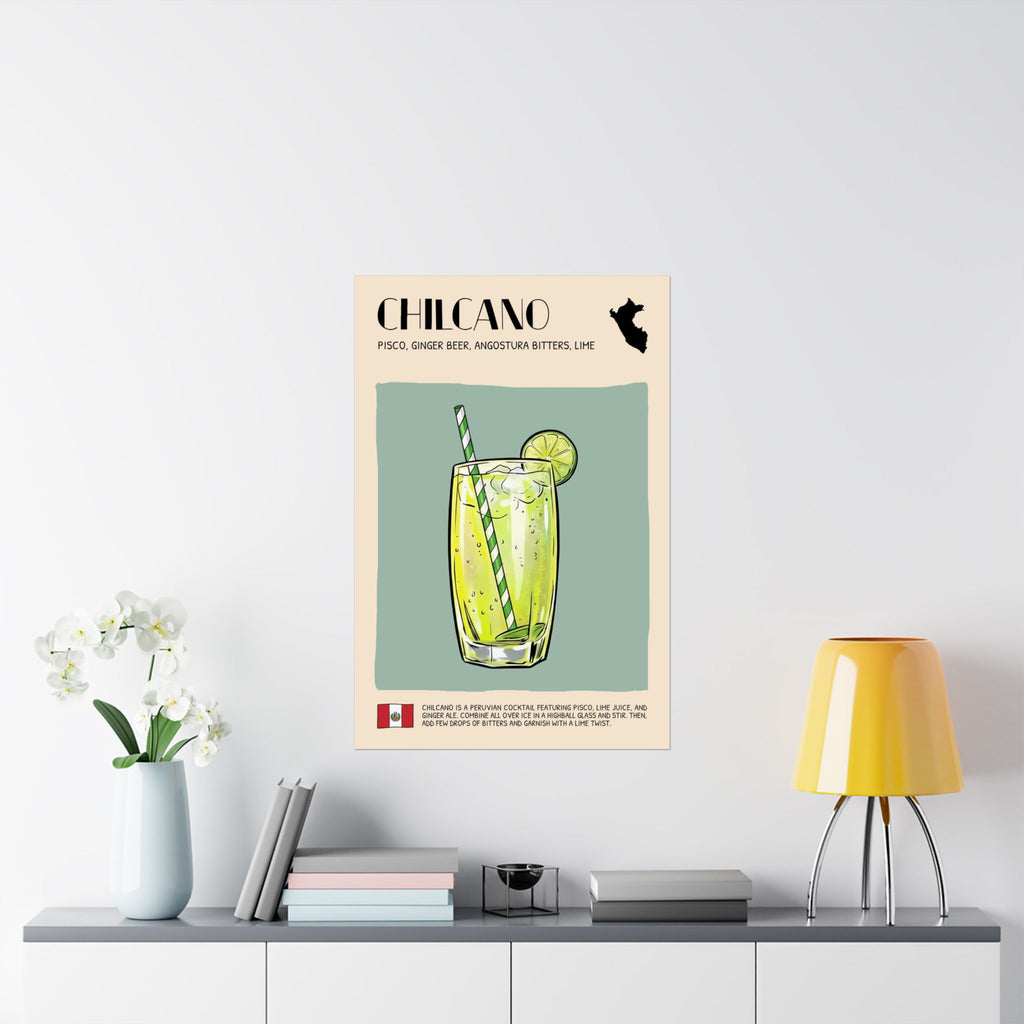 Chilcano Poster — Peruvian Cocktail Art Print