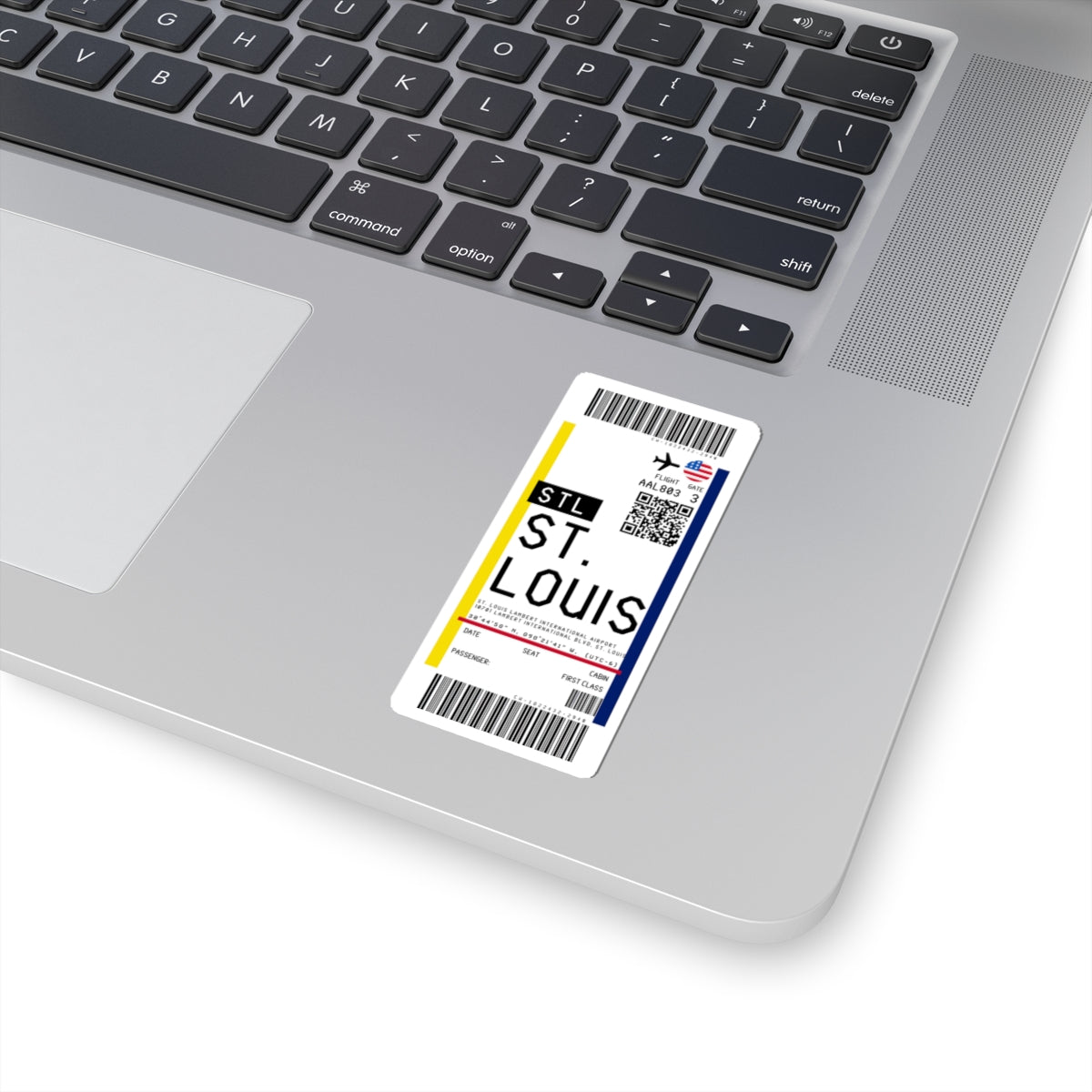 St. Louis Lambert International Airport (STL) Boarding Pass Sticker — Travel Luggage Decal
