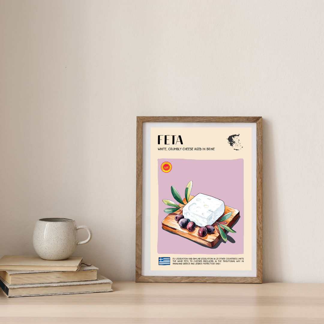 DIGITAL POSTER - VIETNAMESE FOOD ART - Feta