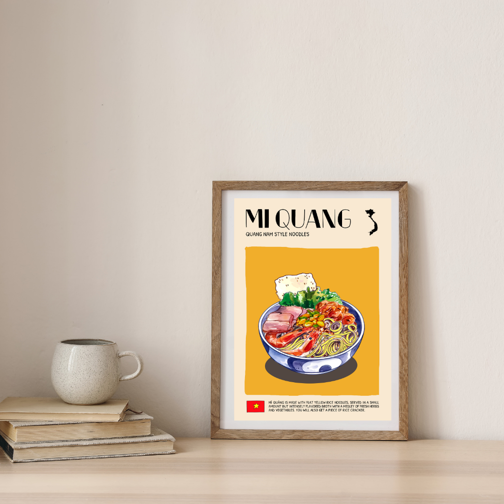 DIGITAL POSTER - VIETNAMESE FOOD ART - Mi Quang