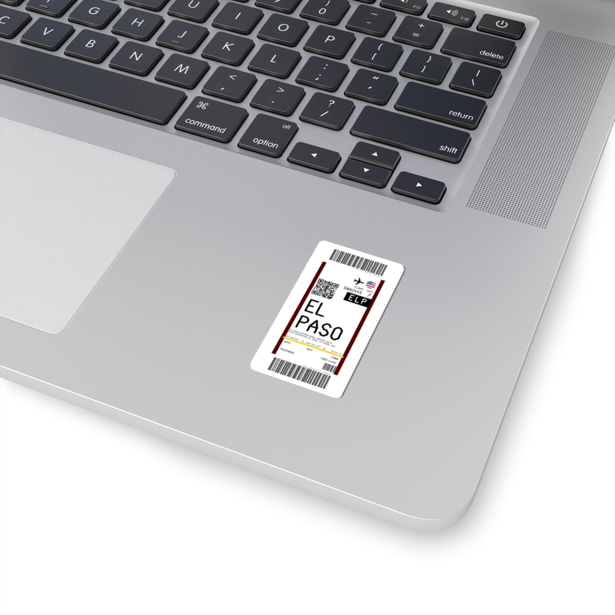 El Paso International Airport (ELP) Boarding Pass Sticker — Travel Luggage Decal