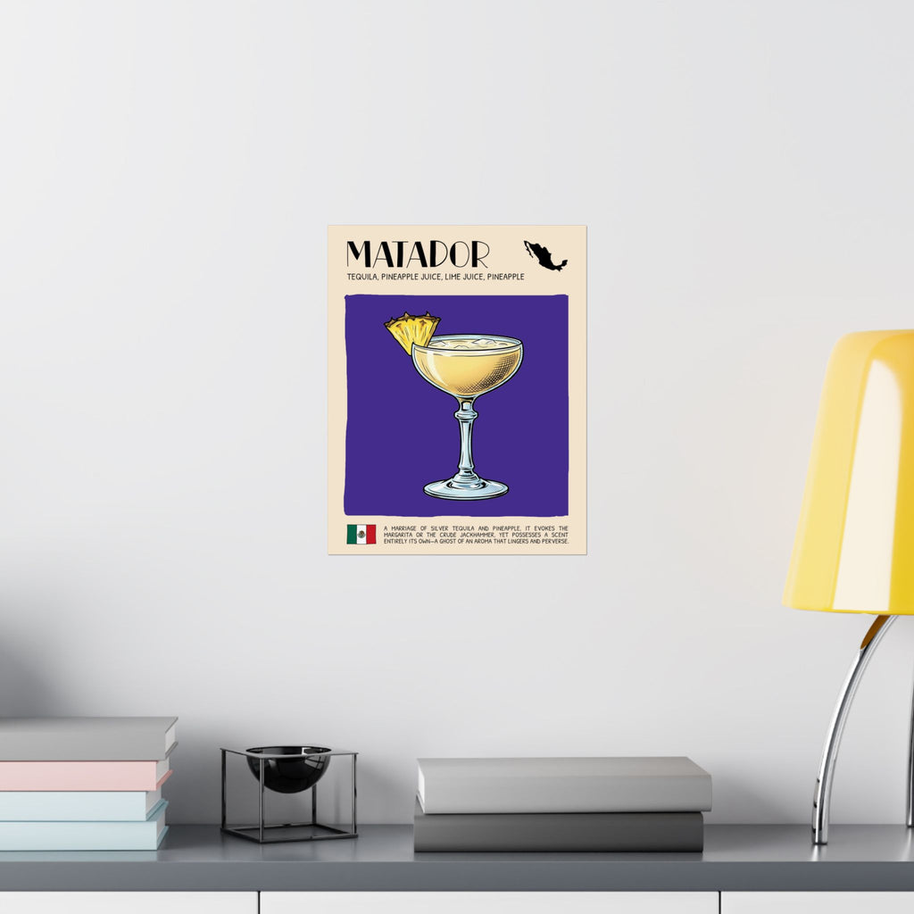 Matador Poster — Mexican Cocktail Art Print