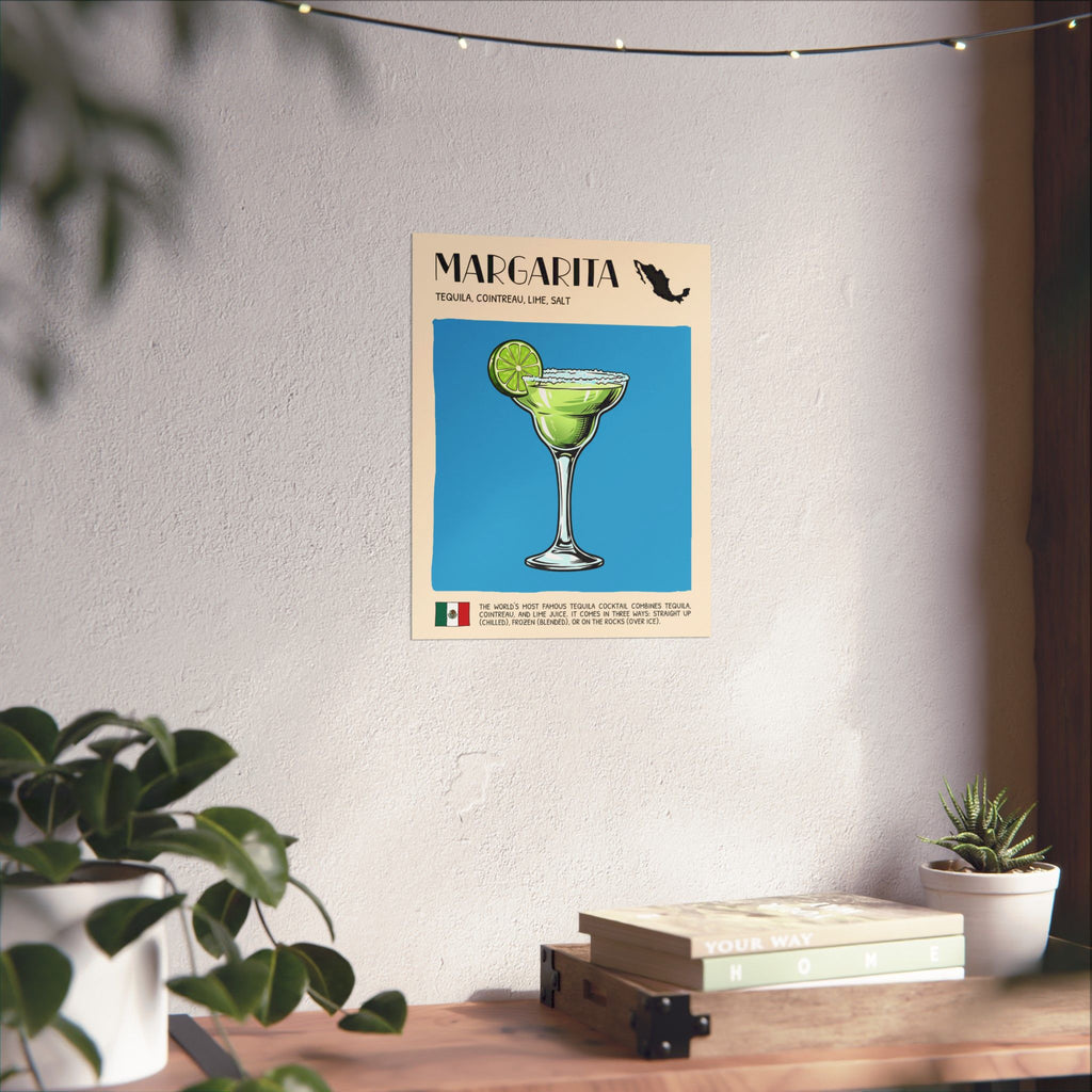 Margarita Poster — Mexican Cocktail Art Print