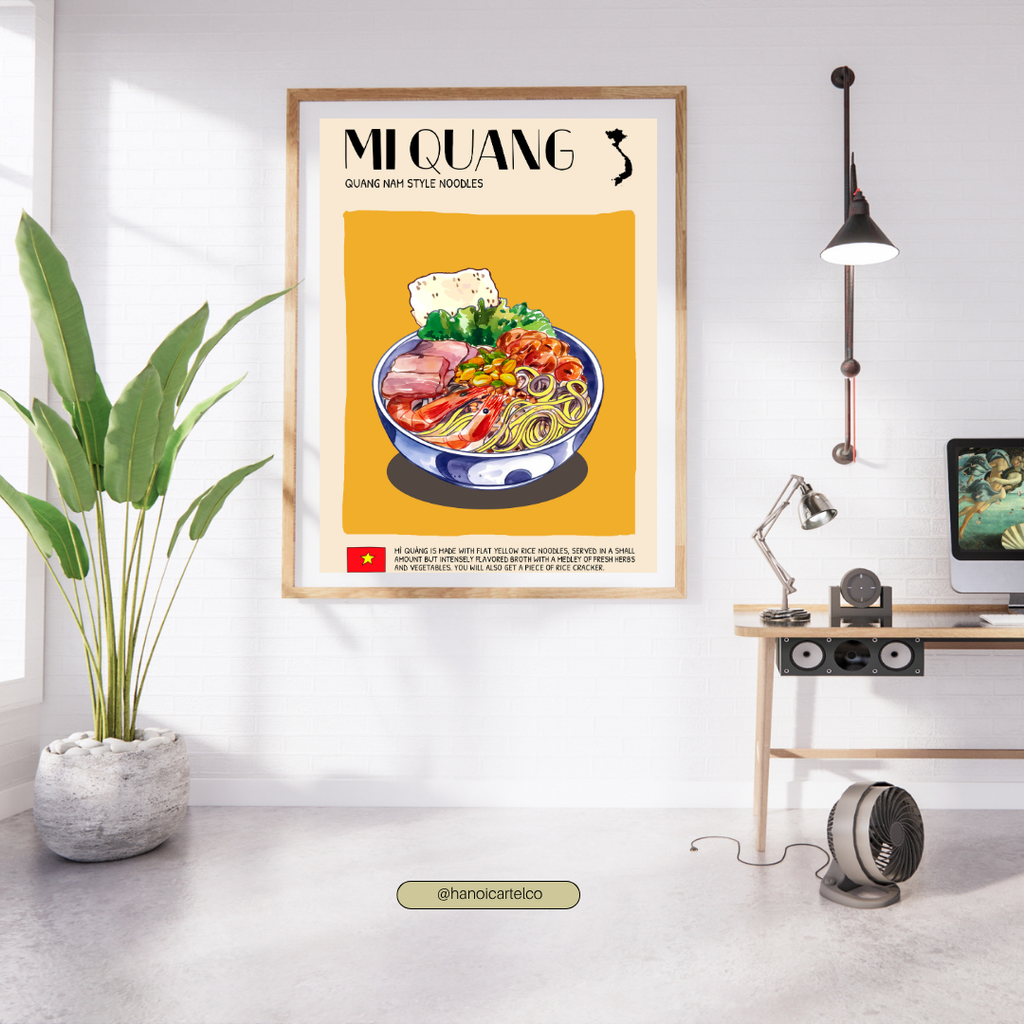 DIGITAL POSTER - VIETNAMESE FOOD ART - Mi Quang