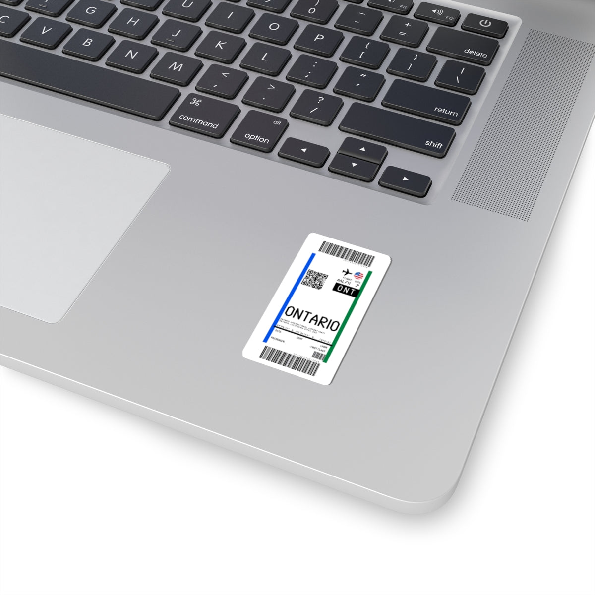 Ontario International Airport (ONT) Boarding Pass Sticker — Travel Luggage Decal
