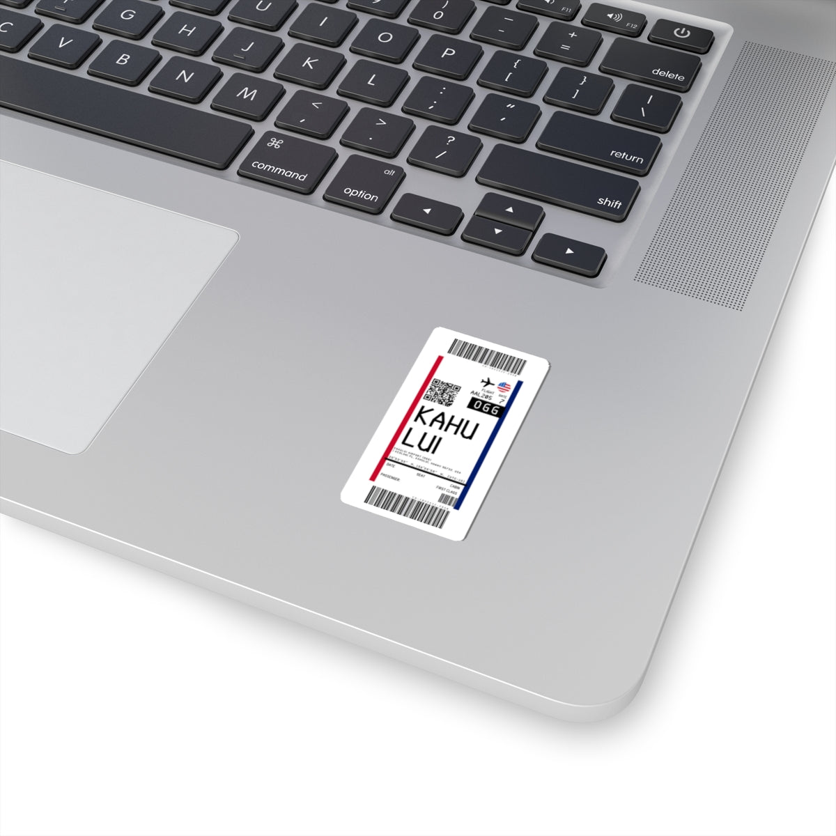 Kahului Airport (OGG) Boarding Pass Sticker — Travel Luggage Decal