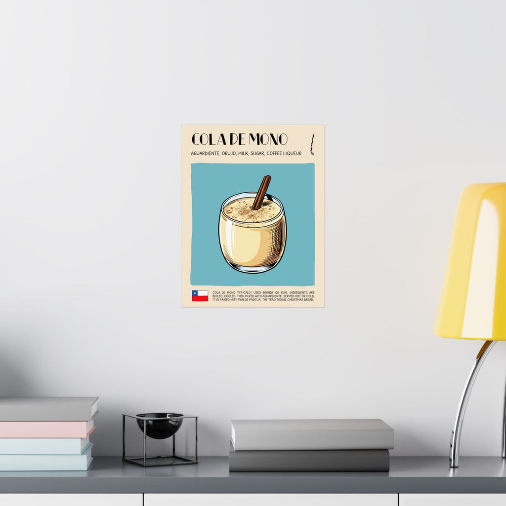 Cola de Mono Poster — Chilean Cocktail Art Print