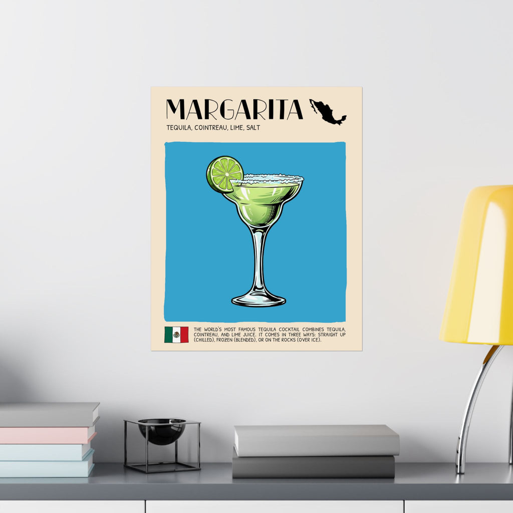 Margarita Poster — Mexican Cocktail Art Print