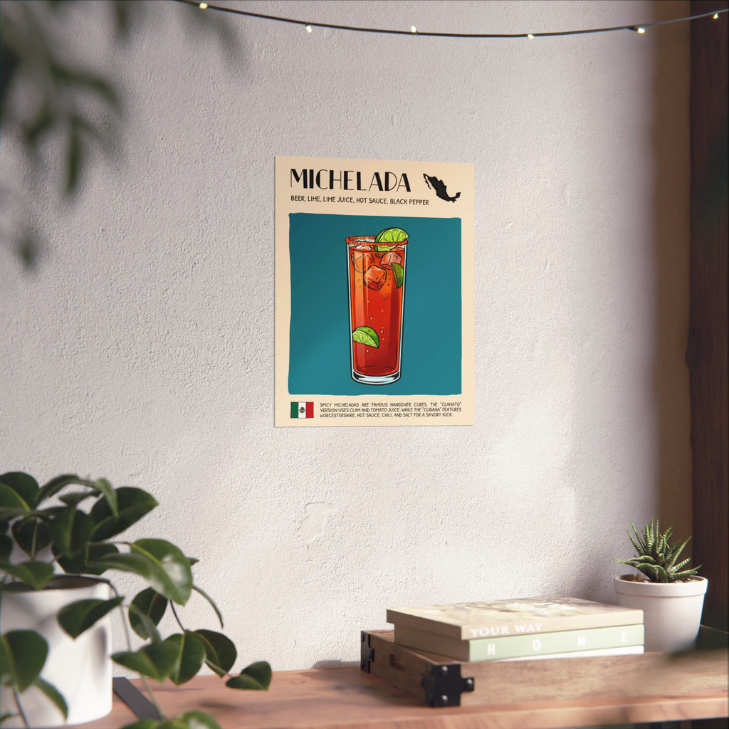 Michelada Poster — Mexican Cocktail Art Print
