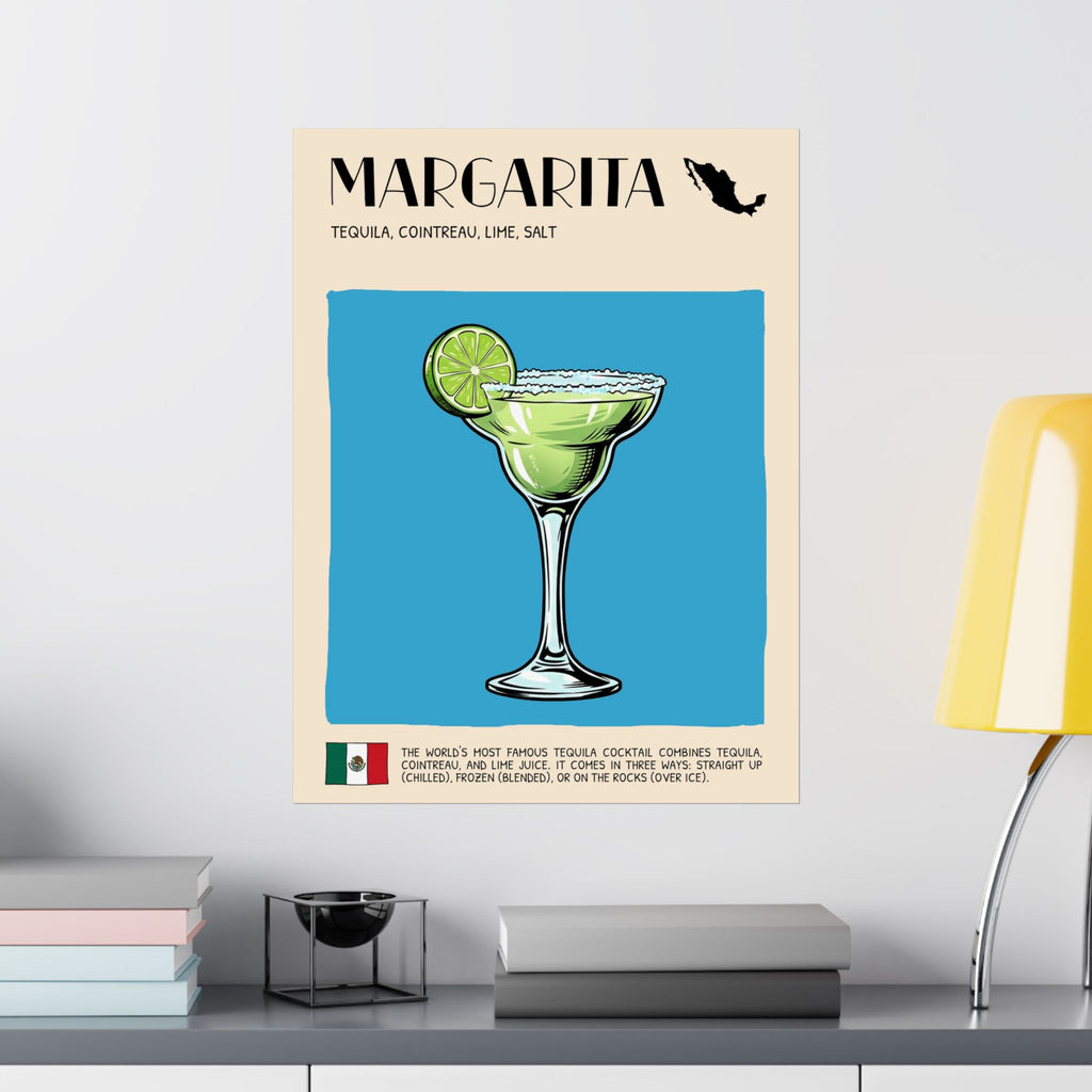 Margarita Poster — Mexican Cocktail Art Print