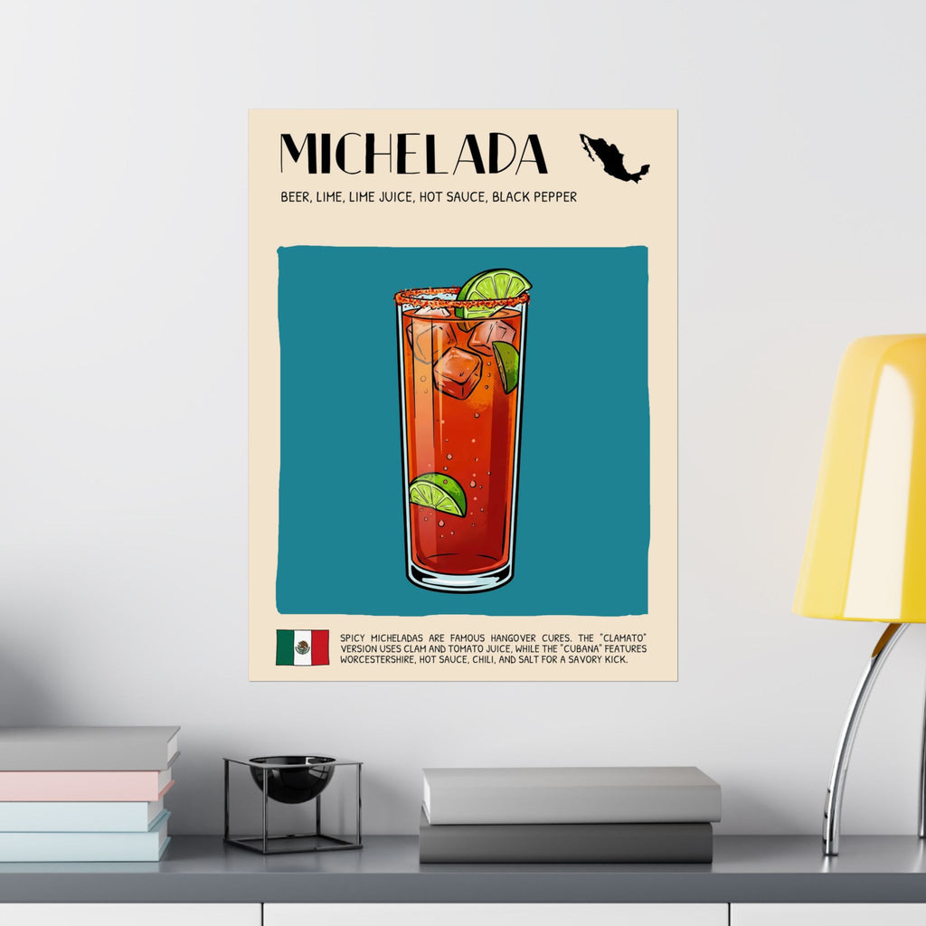 Michelada Poster — Mexican Cocktail Art Print