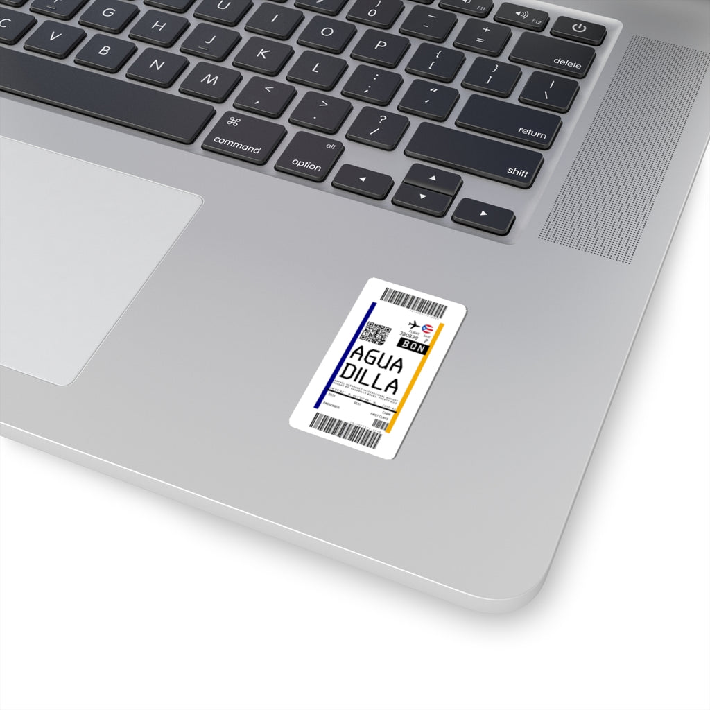 Rafael Hernández International Airport (BQN) Boarding Pass Sticker — Travel Luggage Decal