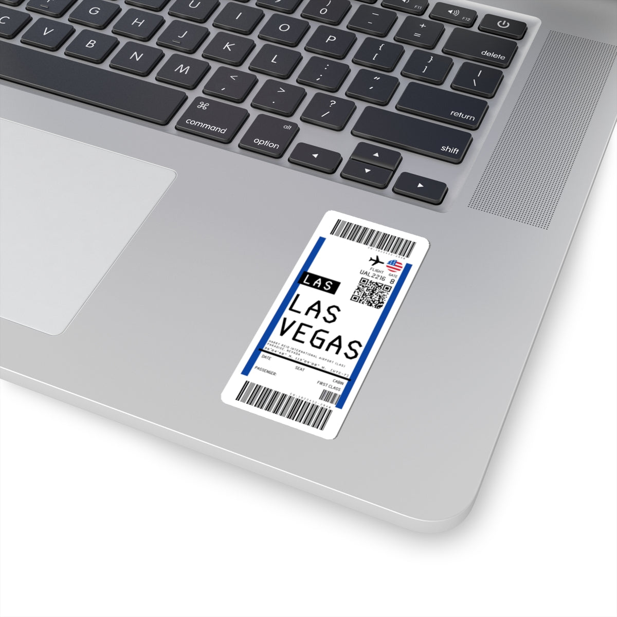 Harry Reid International Airport (LAS) Boarding Pass Sticker — Travel Luggage Decal