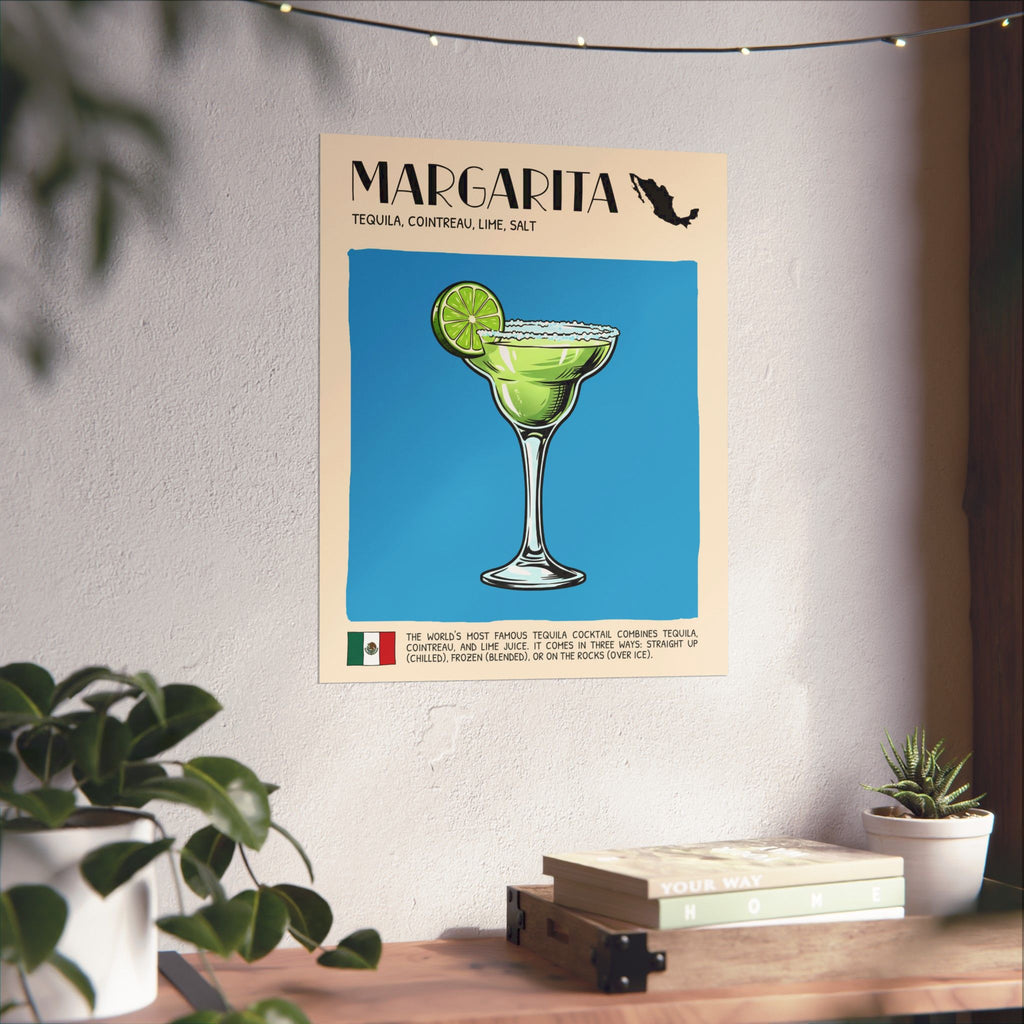 Margarita Poster — Mexican Cocktail Art Print
