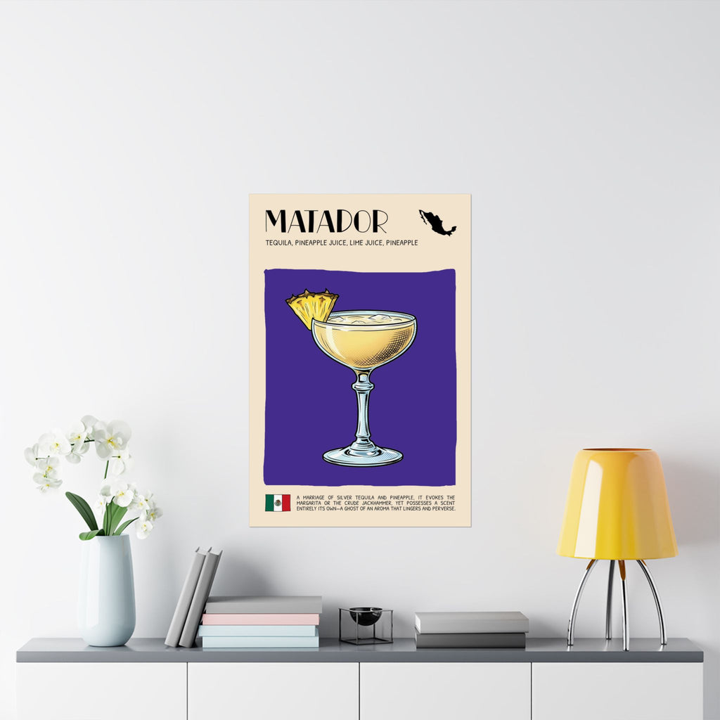 Matador Poster — Mexican Cocktail Art Print