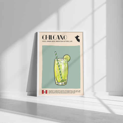 DIGITAL POSTER - COCKTAIL ART - CHILCANO