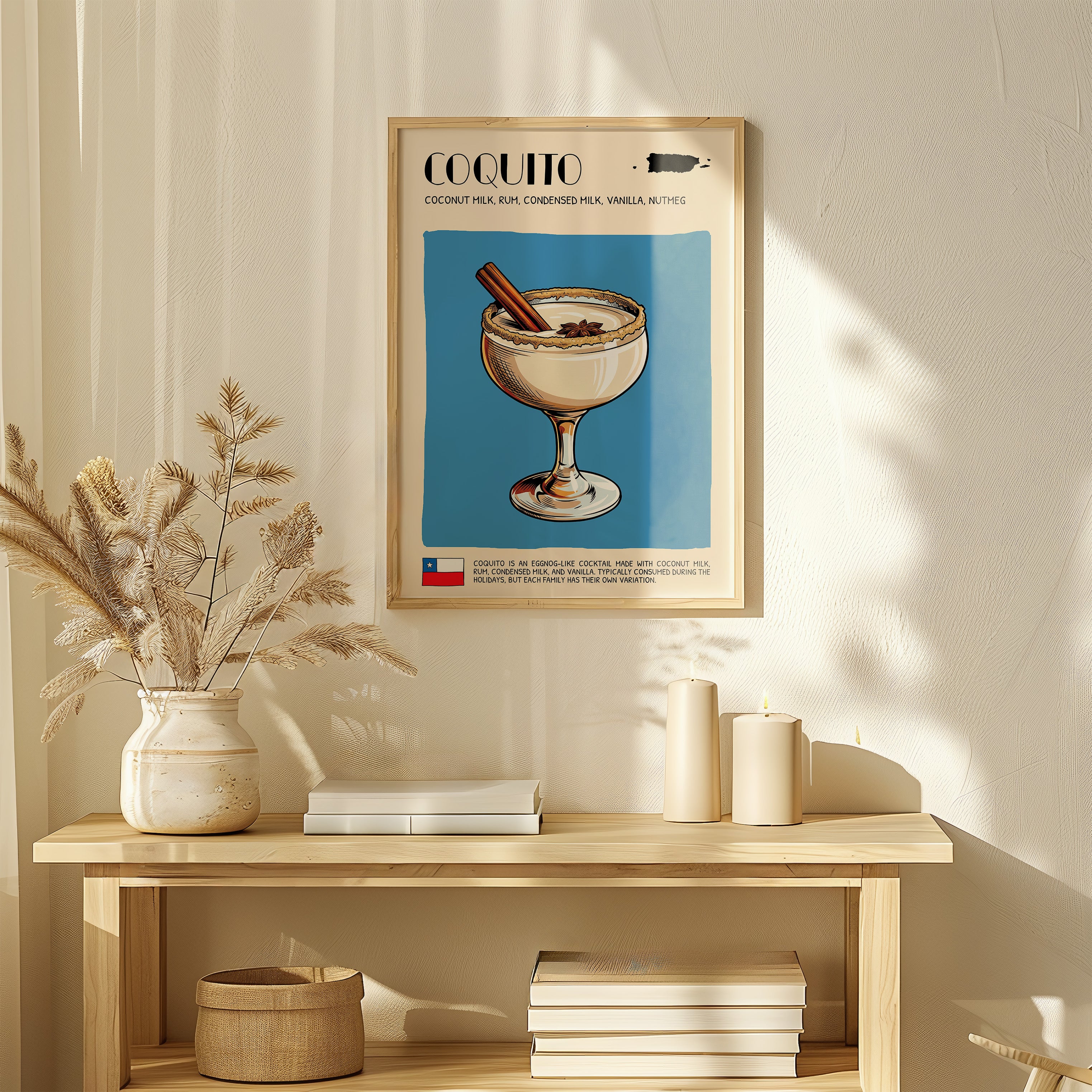 DIGITAL POSTER - COCKTAIL ART - COQUITO