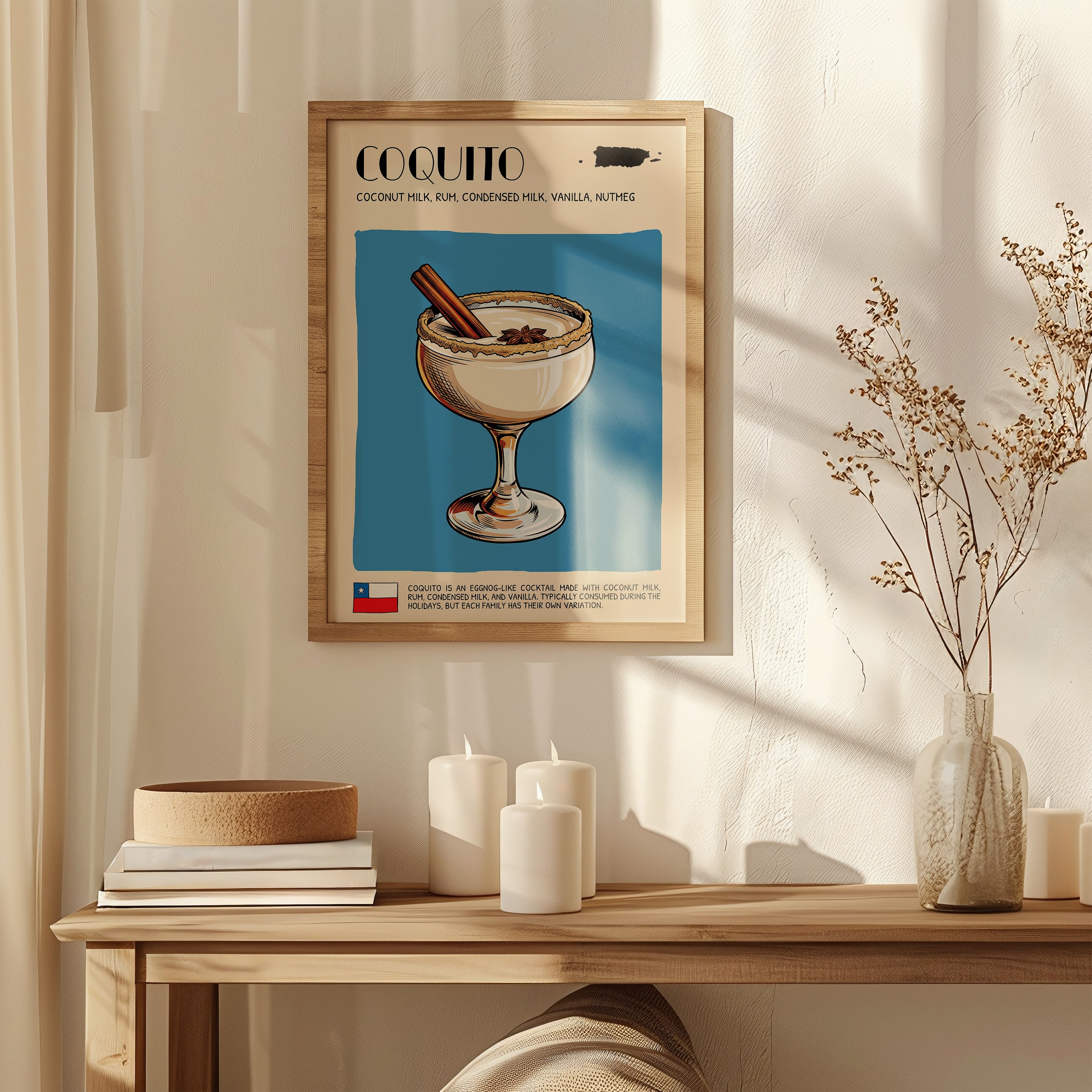 DIGITAL POSTER - COCKTAIL ART - COQUITO