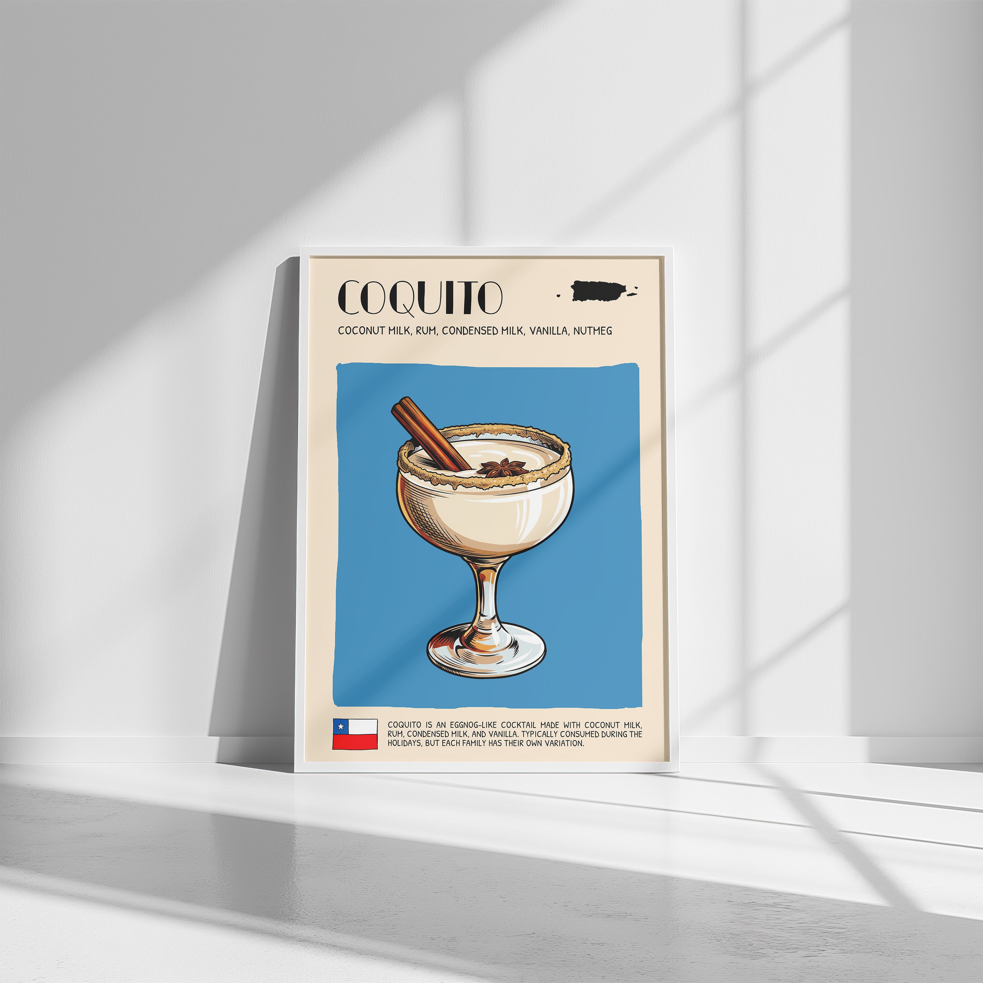 DIGITAL POSTER - COCKTAIL ART - COQUITO