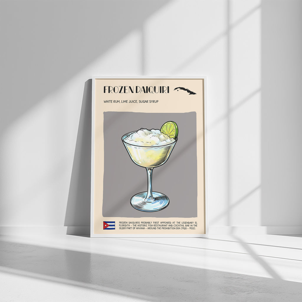 DIGITAL POSTER - COCKTAIL ART - FROZEN DAIQUIRI
