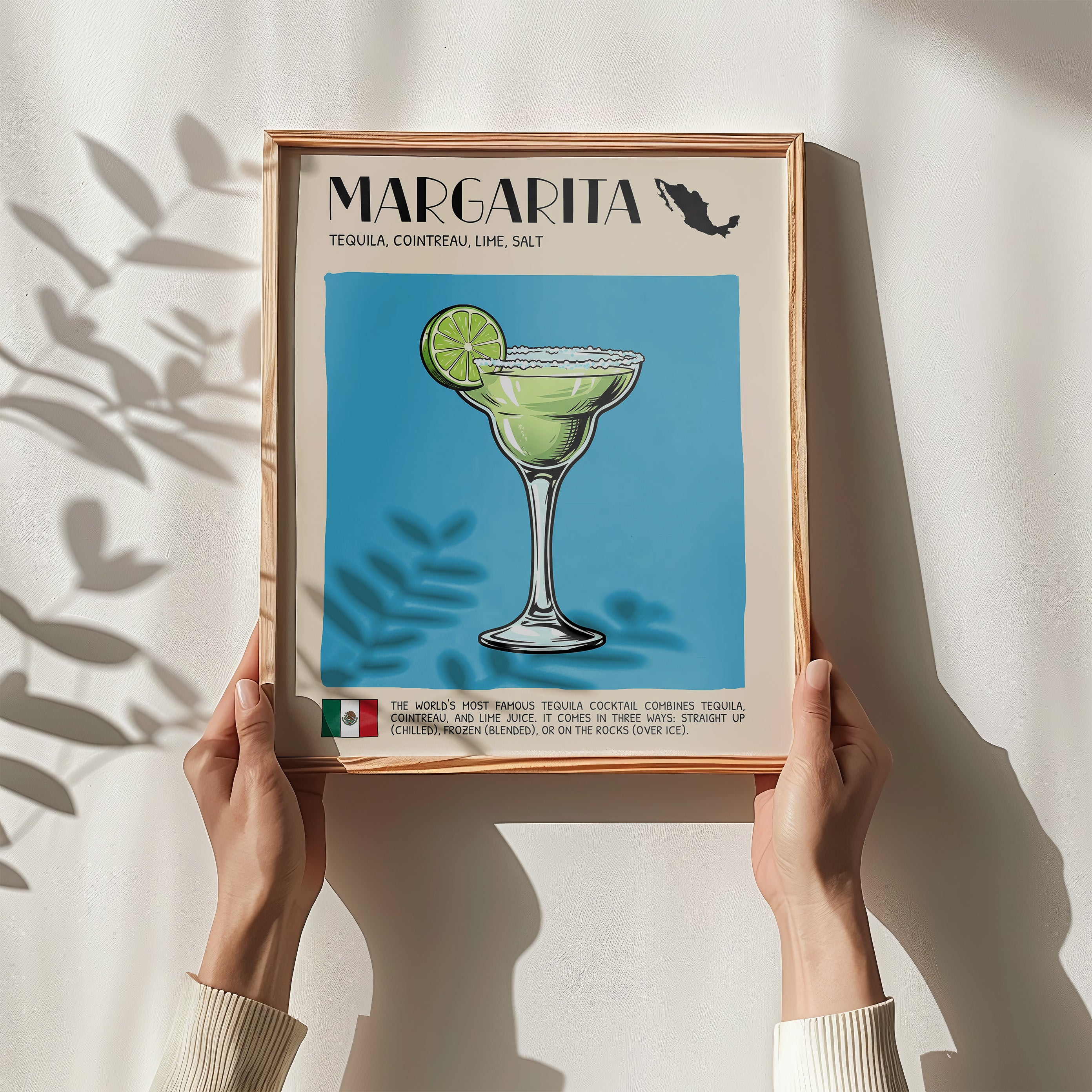 DIGITAL POSTER - COCKTAIL ART - MARGARITA